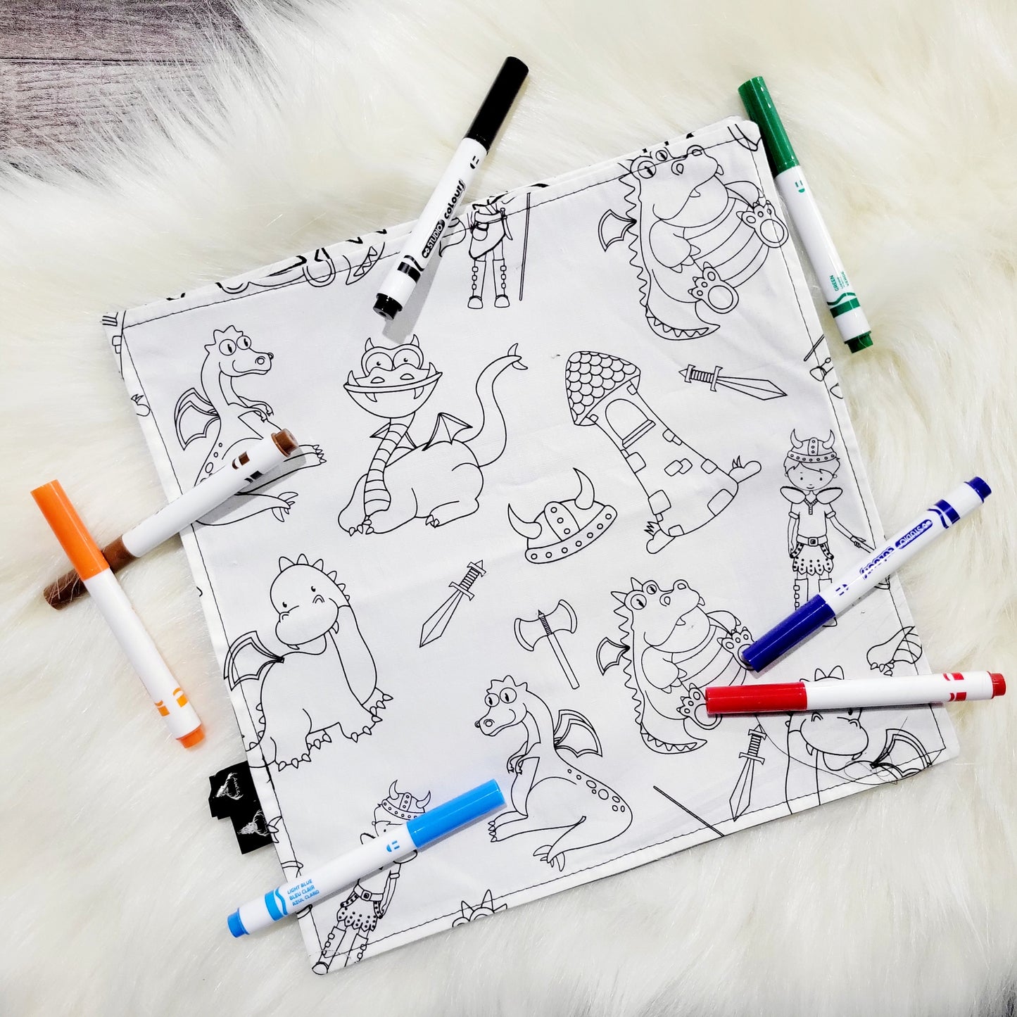 Napperon à colorier Lavable