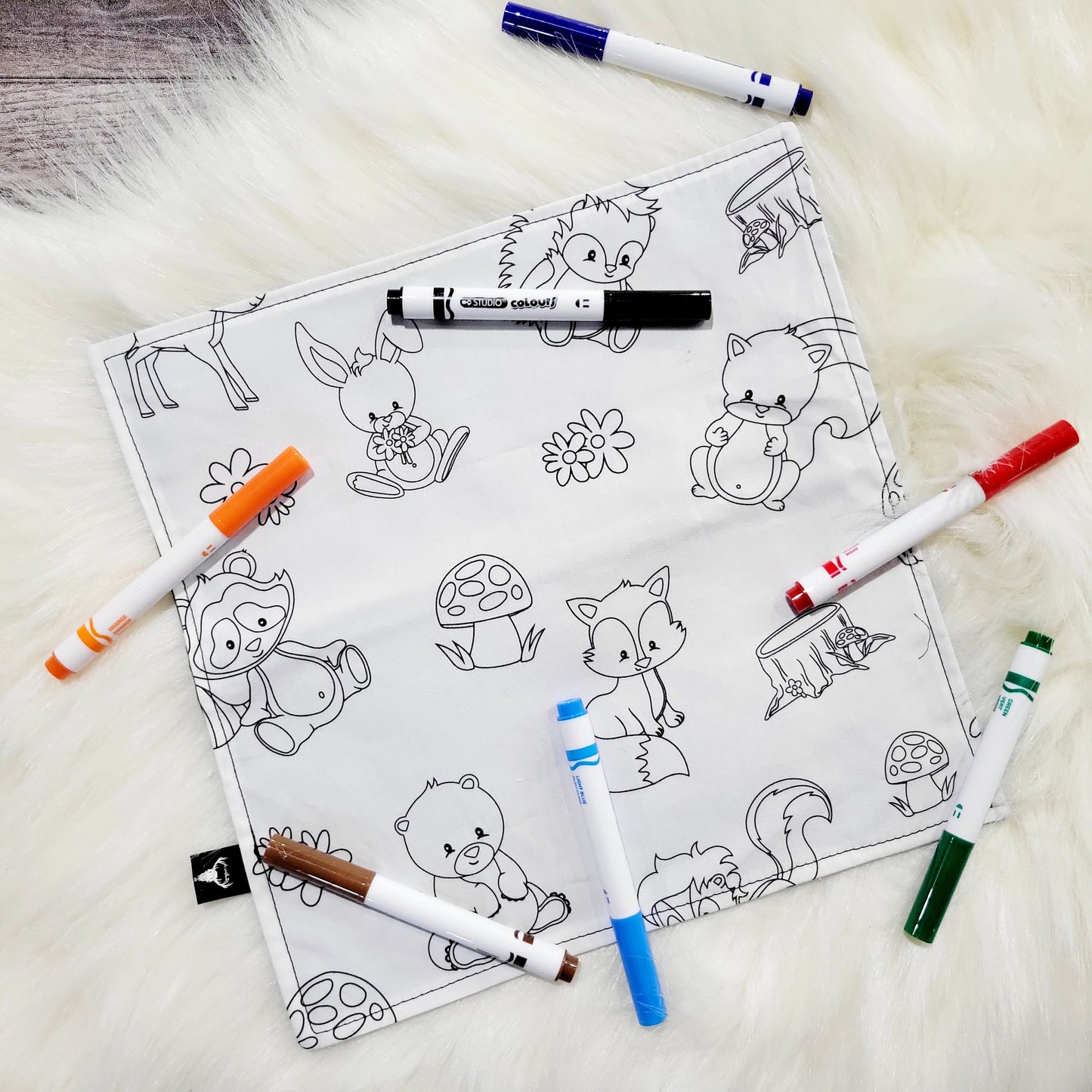 Napperon à colorier Lavable