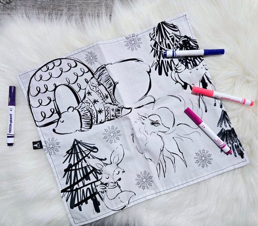 Napperon à colorier Lavable