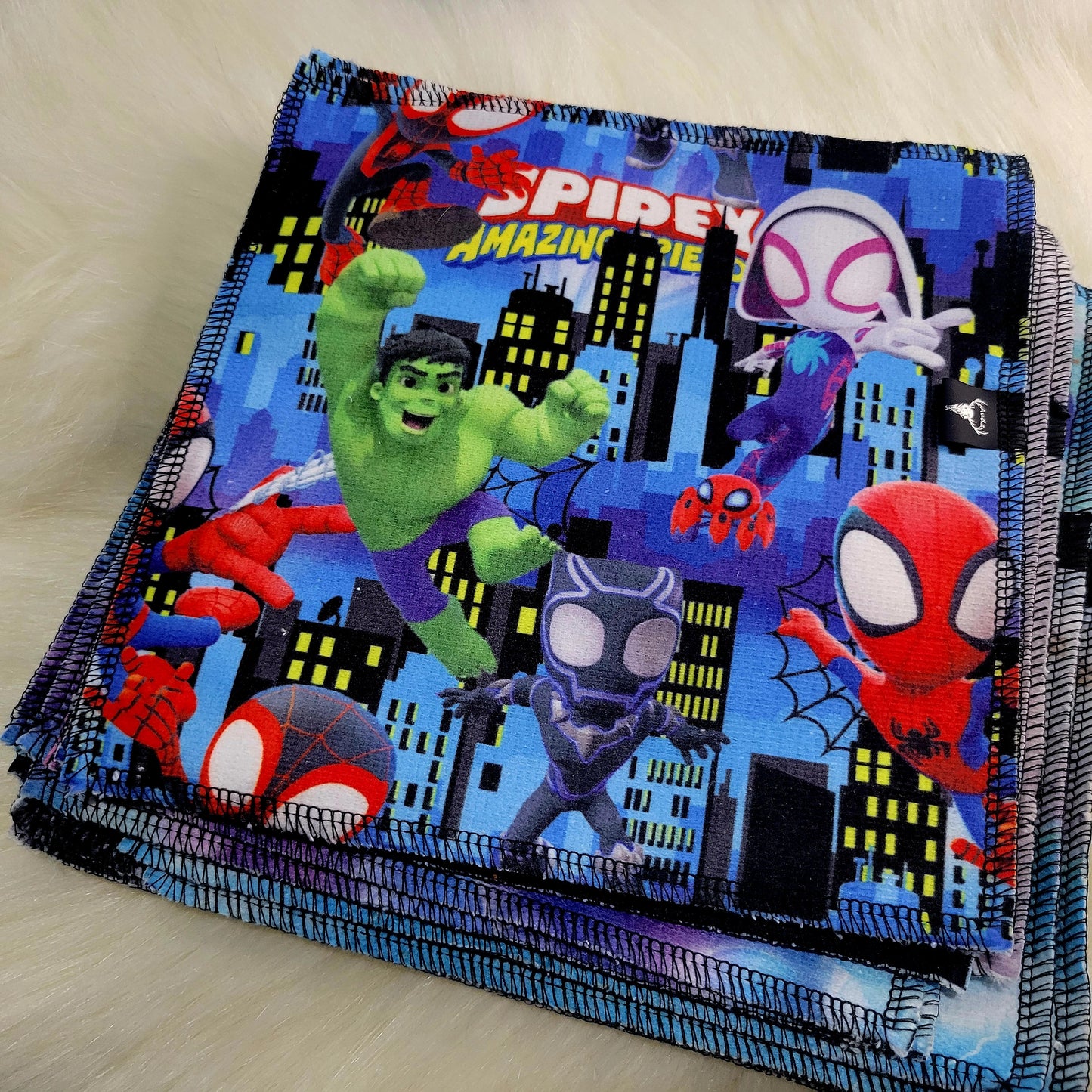 Débarbouillettes 8x8"