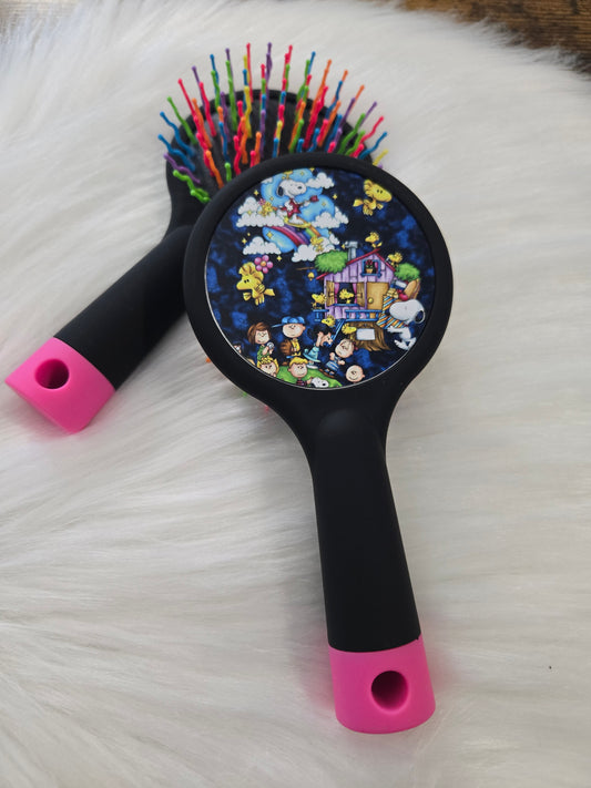 Brosse à cheveux enfant/sacoche