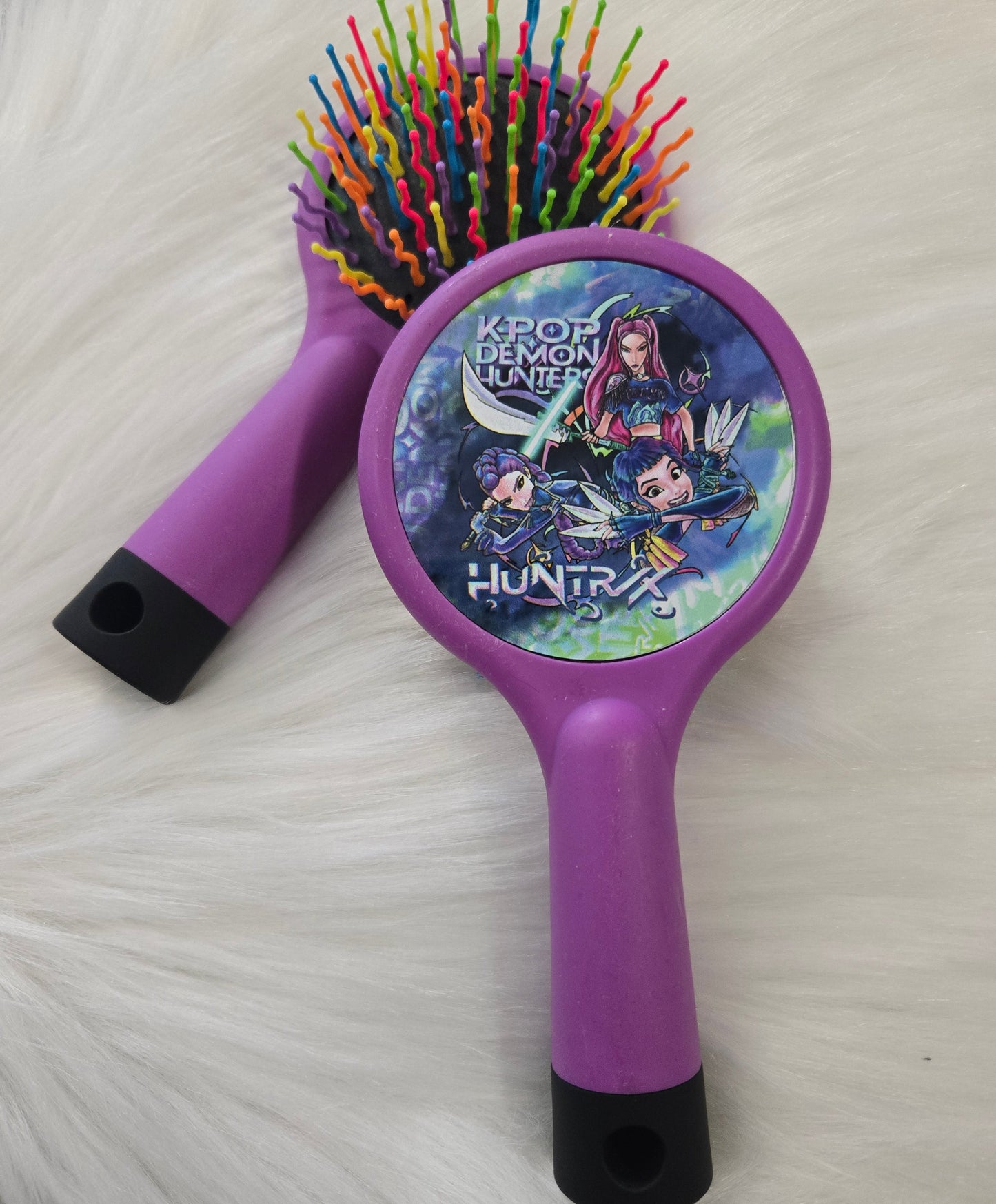 Brosse à cheveux enfant/sacoche