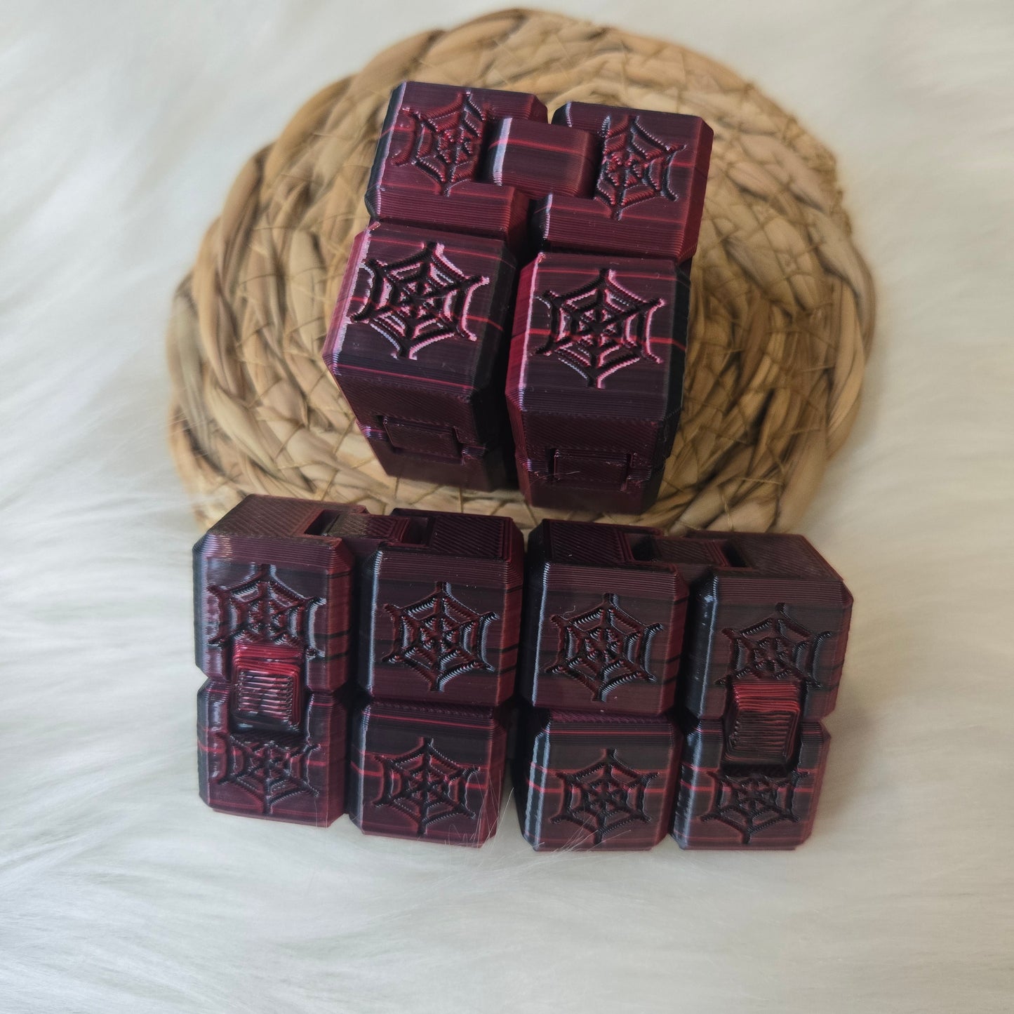 Fidget - cube infini araignée
